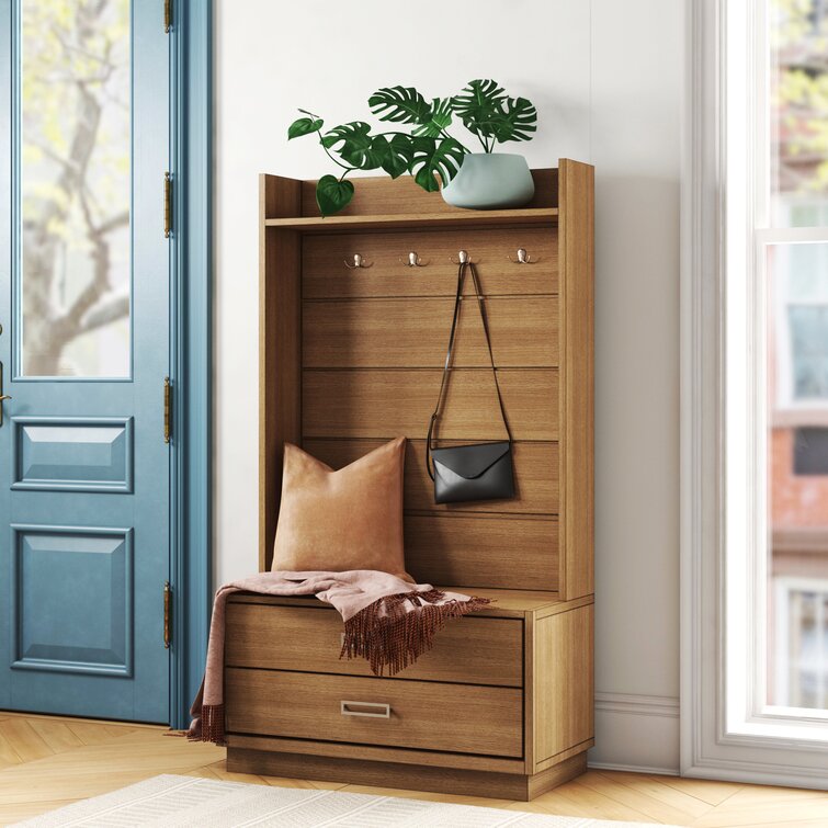 Modern hall tree with storage hot sale